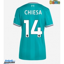 Liverpool Federico Chiesa #14 Tredjedrakt Dame 2025-26 Kortermet